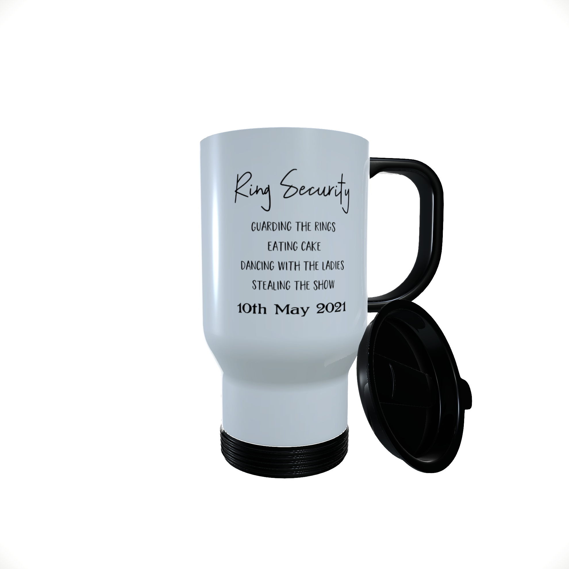 Page Boy Personalised Travel Mug, Page Boy Gift, Page Boy Travel